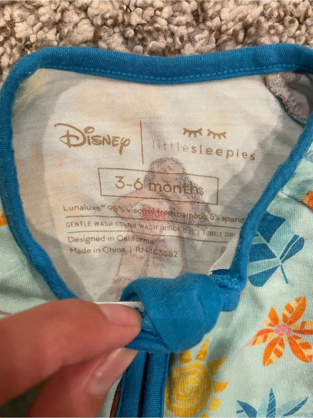 Little Sleepies light blue